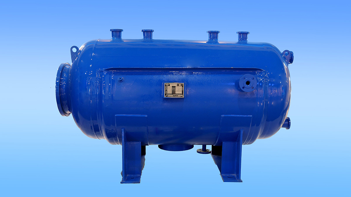 Glass lining Half jacketed horizontal storage tank 